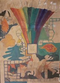 All Bright Club Ltd Upcycling MDF for TLC digital print: Craft activity at The Log Cabin W5, London  