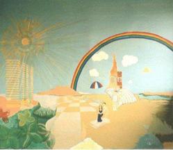 Barrie House Mural, South Acton by Isabella Wesoly  @mamaseeds on the 18th Floor 