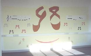 Isabella Wesoly resumed making murals in August 2011, after being commissioned by OPEN Ealing, to create a design for the dance studio.