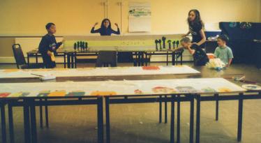 Isleworth, Worton Road Community Centre Summer Mural Project, August 1997. Environmental Theme, athe first artistic production directed and co-produced by 'Making Murals: Art for and by the Community. Were you there with Isabella Demetriou aka Wesoly?