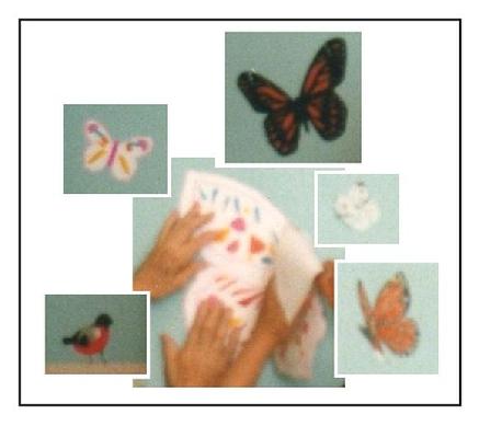 Homemead Mural project, Teddington, 1999. A mural with a difference, working with fablon. Another co-production for and by the community, via Making Murals