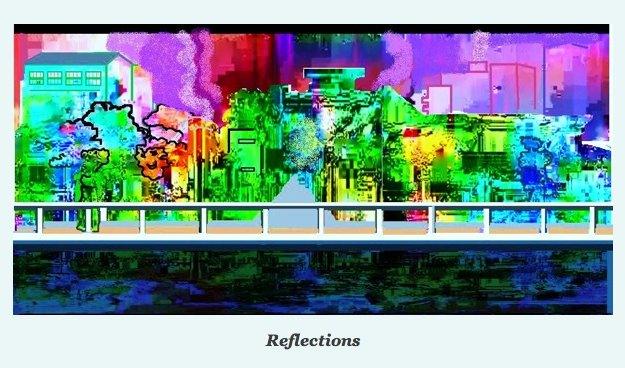 Reflections by Isabella Wesoly,  illustrating her blog December 2012